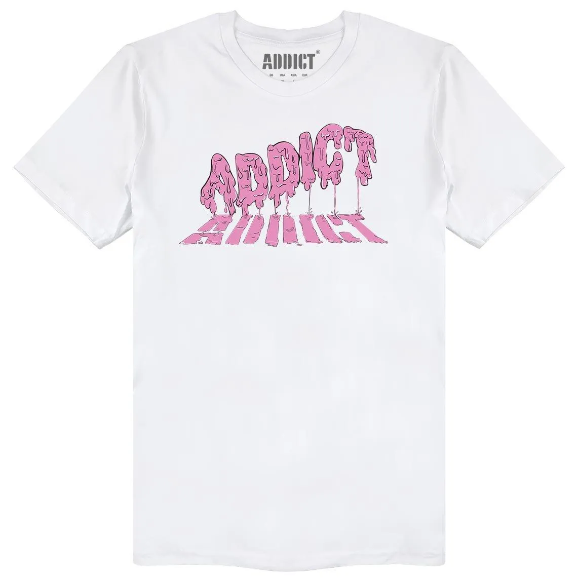 Addict Unisex Adult Melted Logo T-Shirt