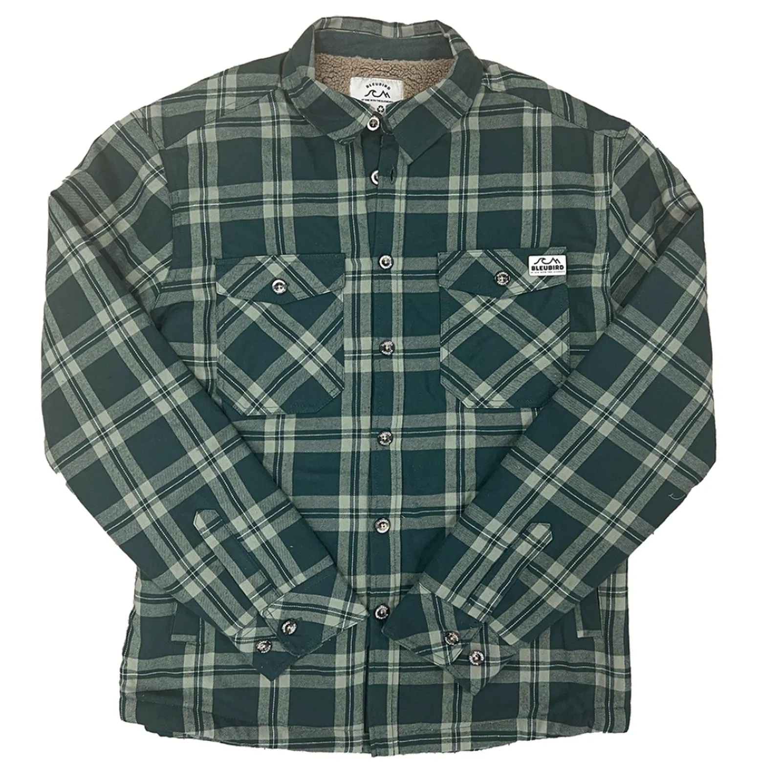 Bleubird Sequoia Checked Button Up Overshirt