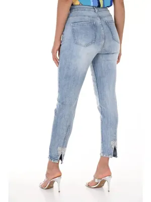 Blue Denim Pants 246219U.