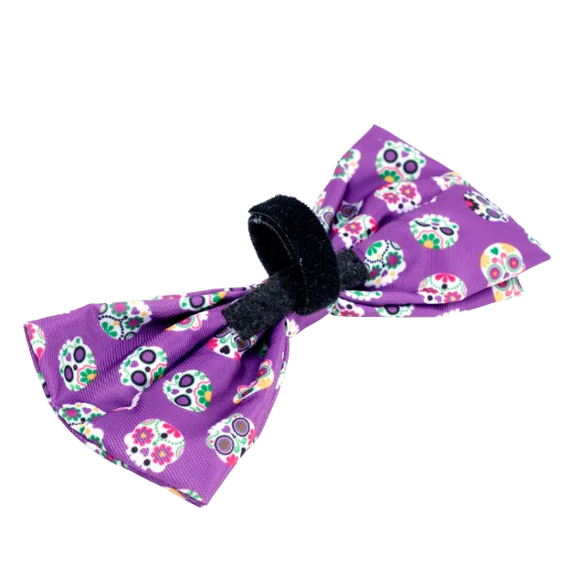 Bow Tie | Sugar Skulls Purple