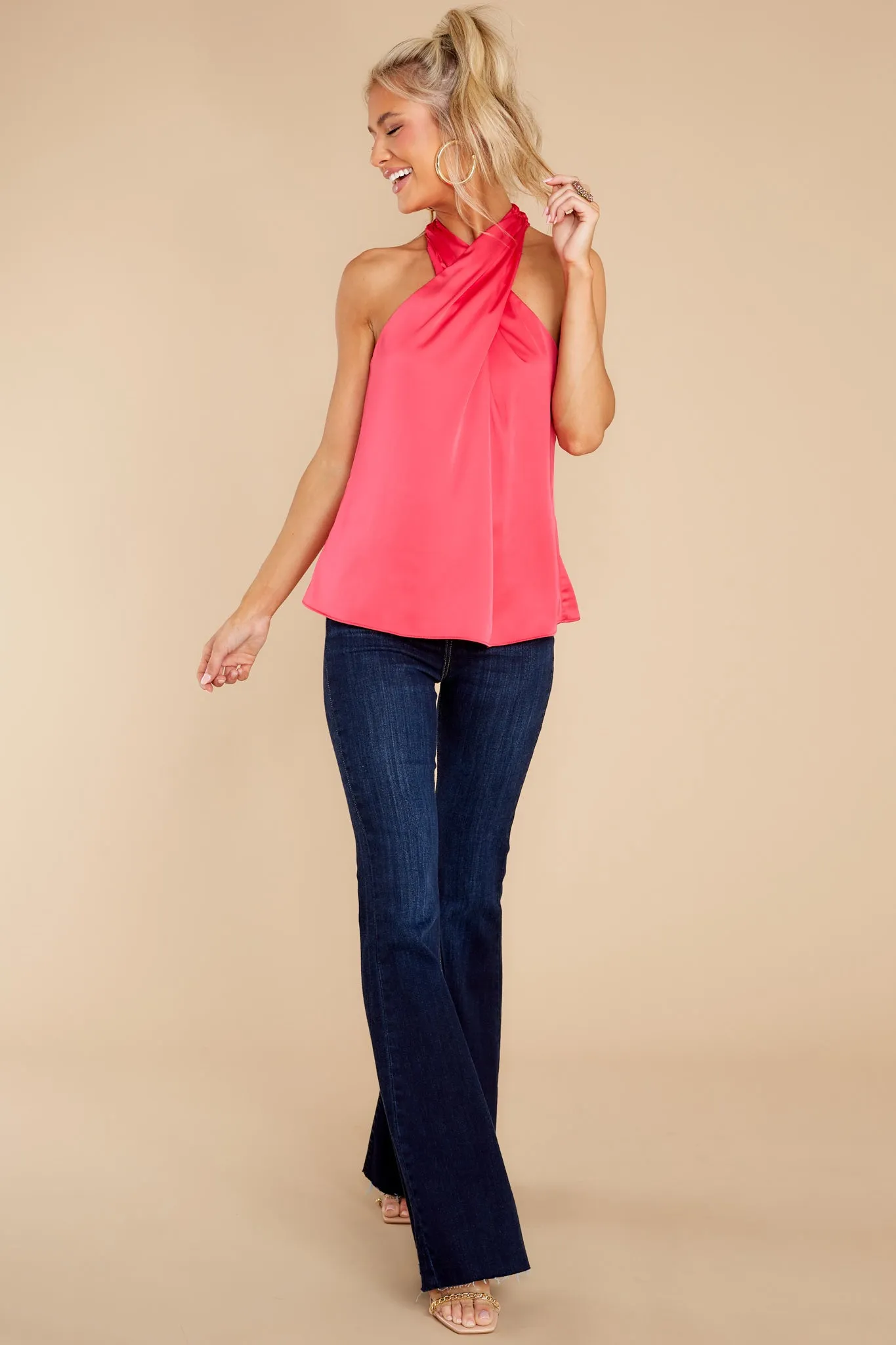 Bright Eyed Appeal Hot Pink Top