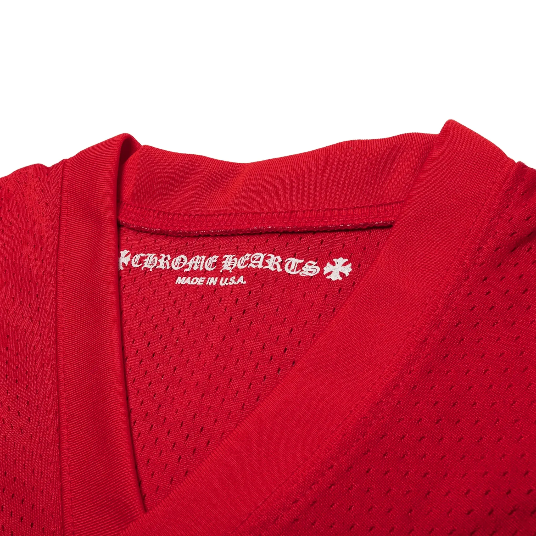 Chrome Hearts Matty Boy Form Stadium Mesh Red Jersey