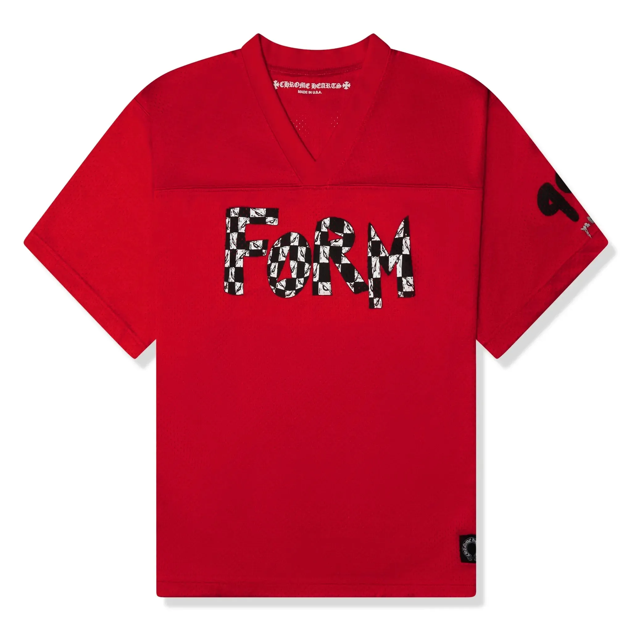 Chrome Hearts Matty Boy Form Stadium Mesh Red Jersey