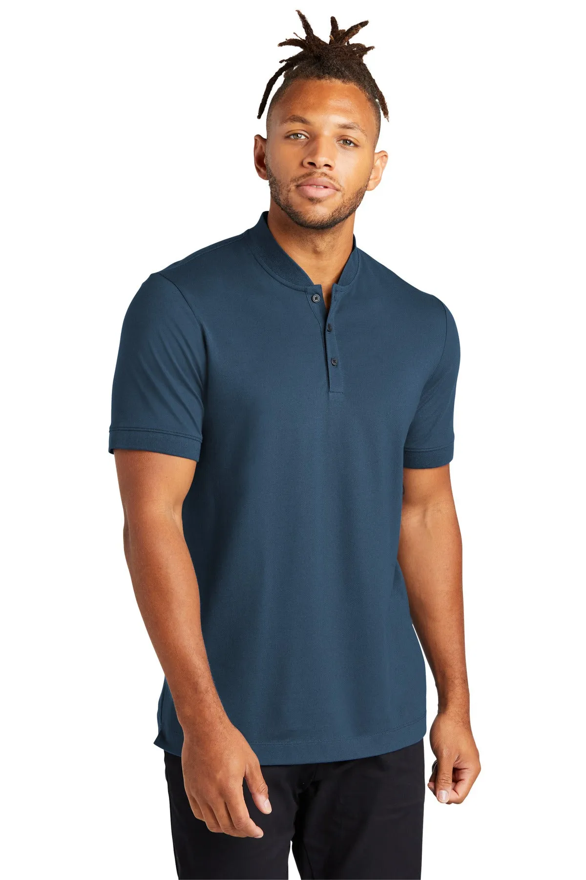 Coming In Spring MERCER METTLE™ Stretch Pique Henley MM1008