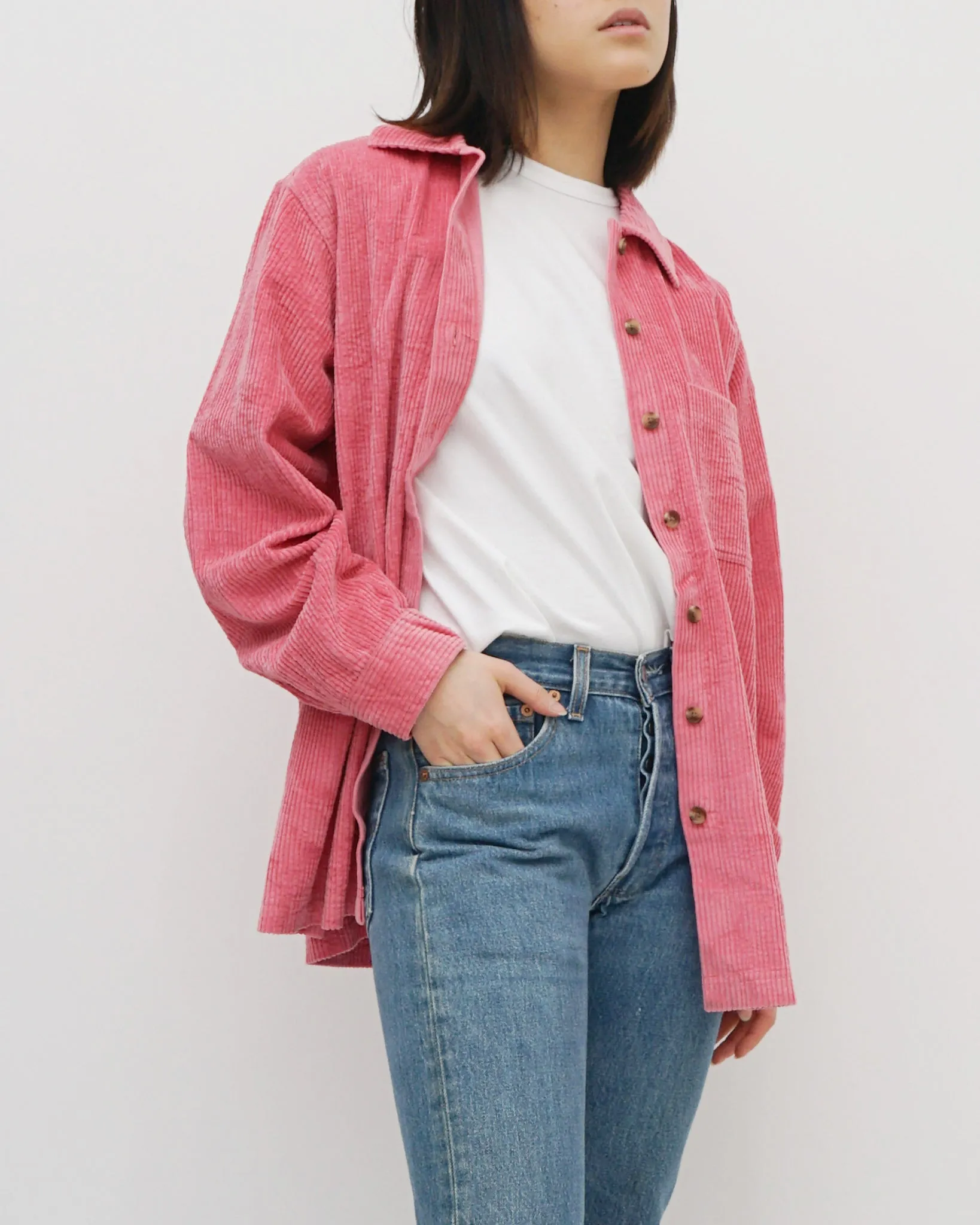 Corduroy Shirts / Pink