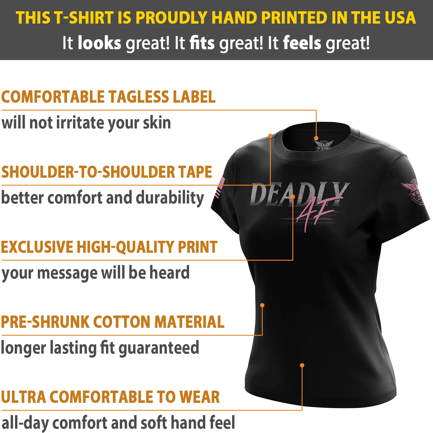 Deadly AF Women's Short Sleeve Shirt