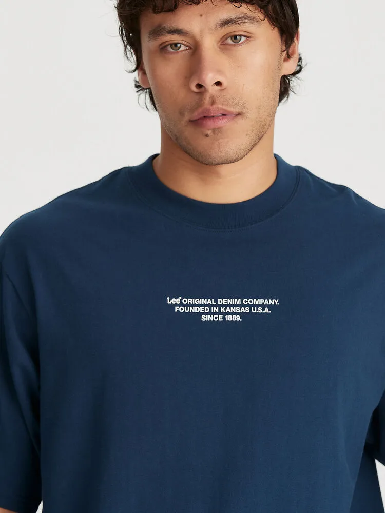 DENIM CO BAGGY TEE