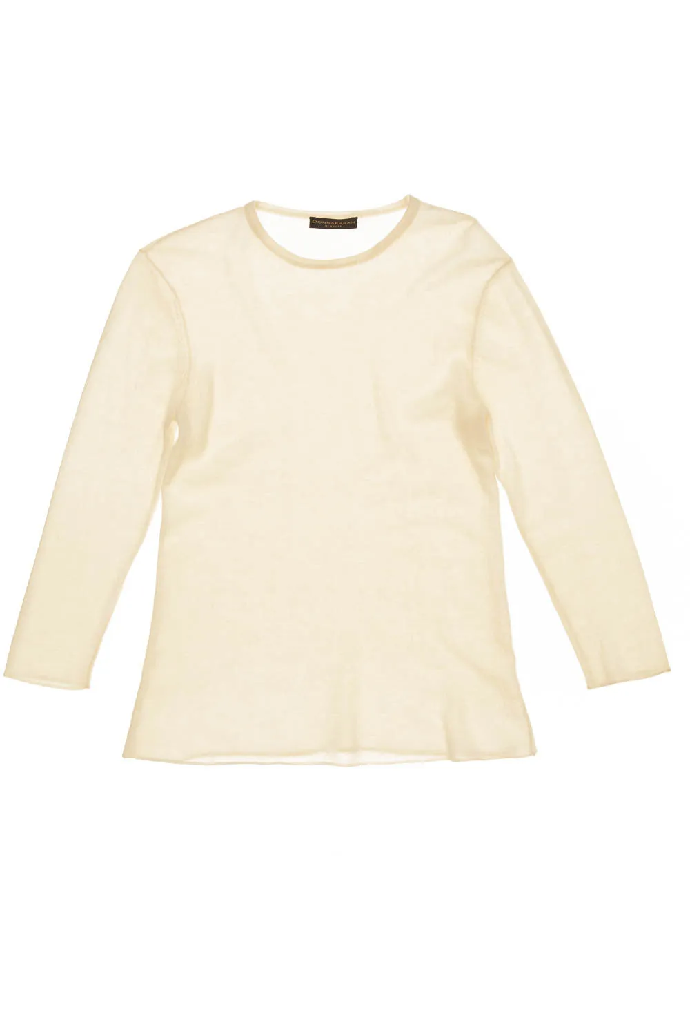 Donna Karan - White 2pc Cashmere Sweater - M