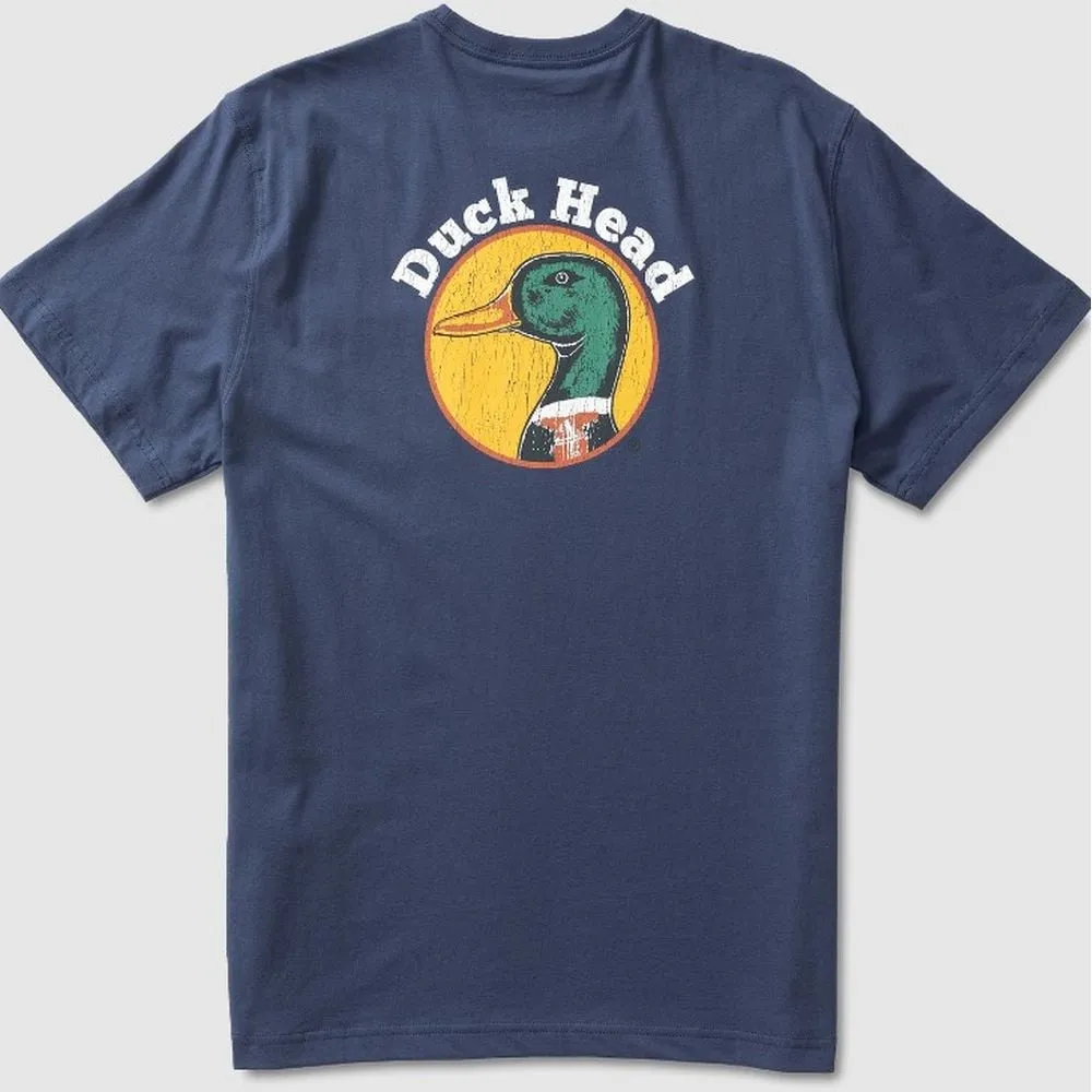 Duck Head Men's Duck Head Distressed Logo Tee Short Sleeve