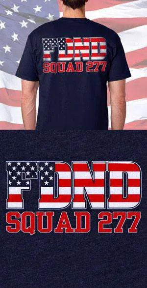 FDND American Flag Back Design