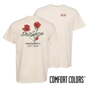 FIJI Comfort Colors Rosebud Ivory Short Sleeve Tee