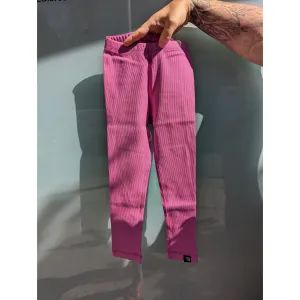 Fuchsia Ribbed Leggings