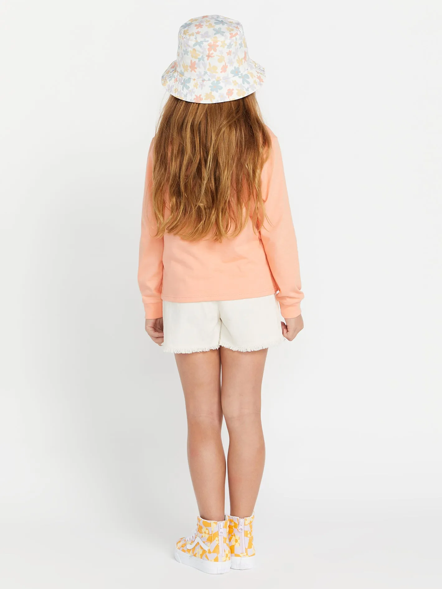 Girls Made From Stoke Long Sleeve Tee - Coral