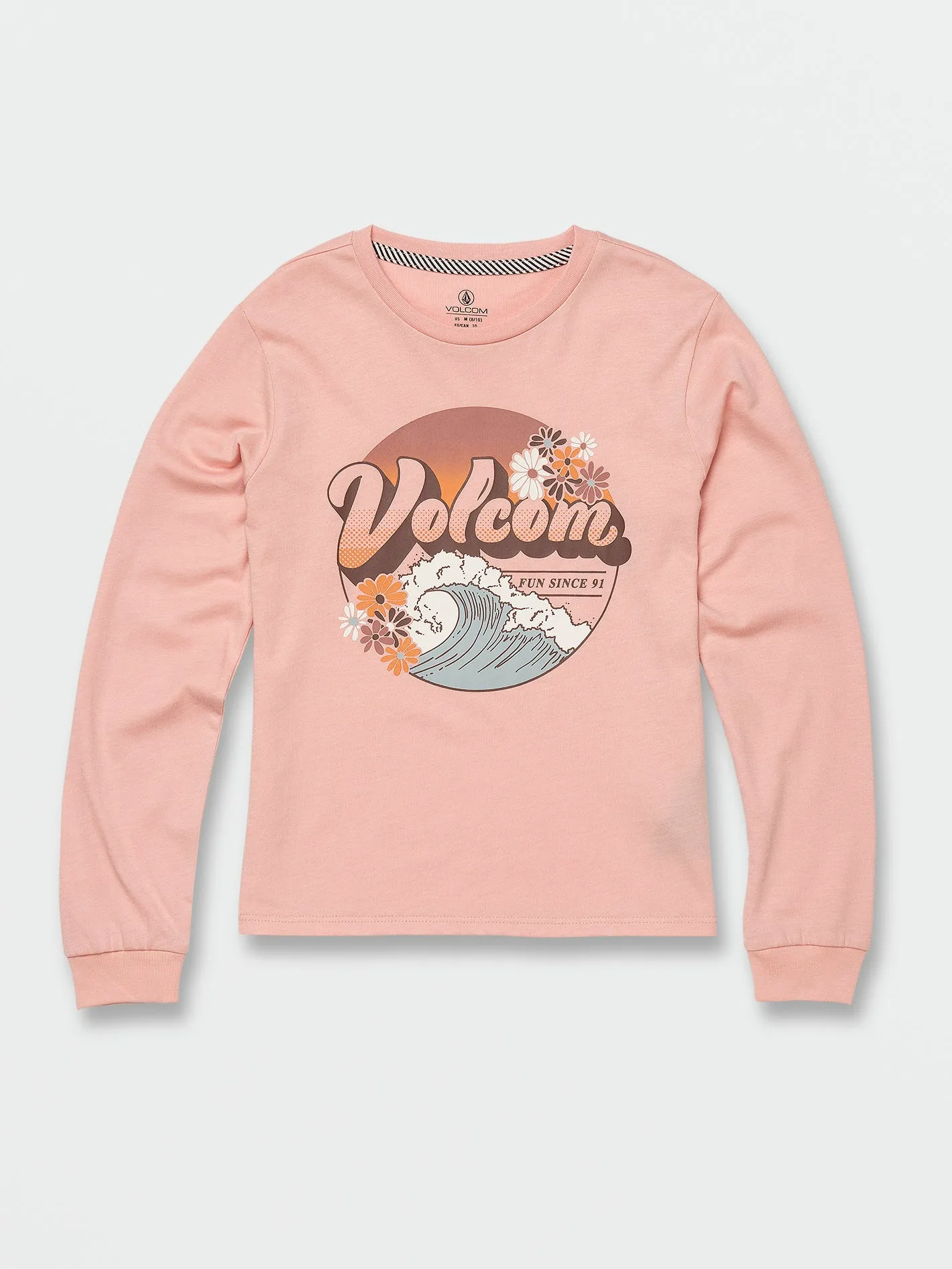 Girls Made From Stoke Long Sleeve Tee - Hazey Pink