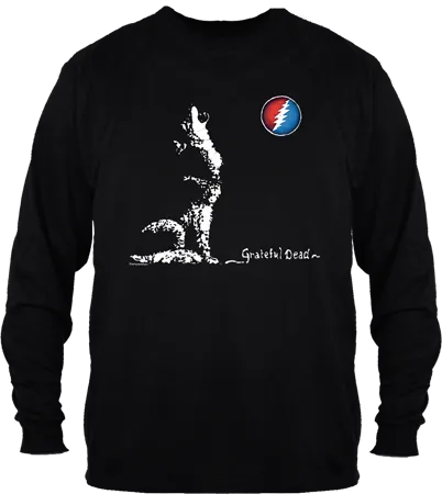 Grateful Dead - Wolf T-Shirt Long Sleeve