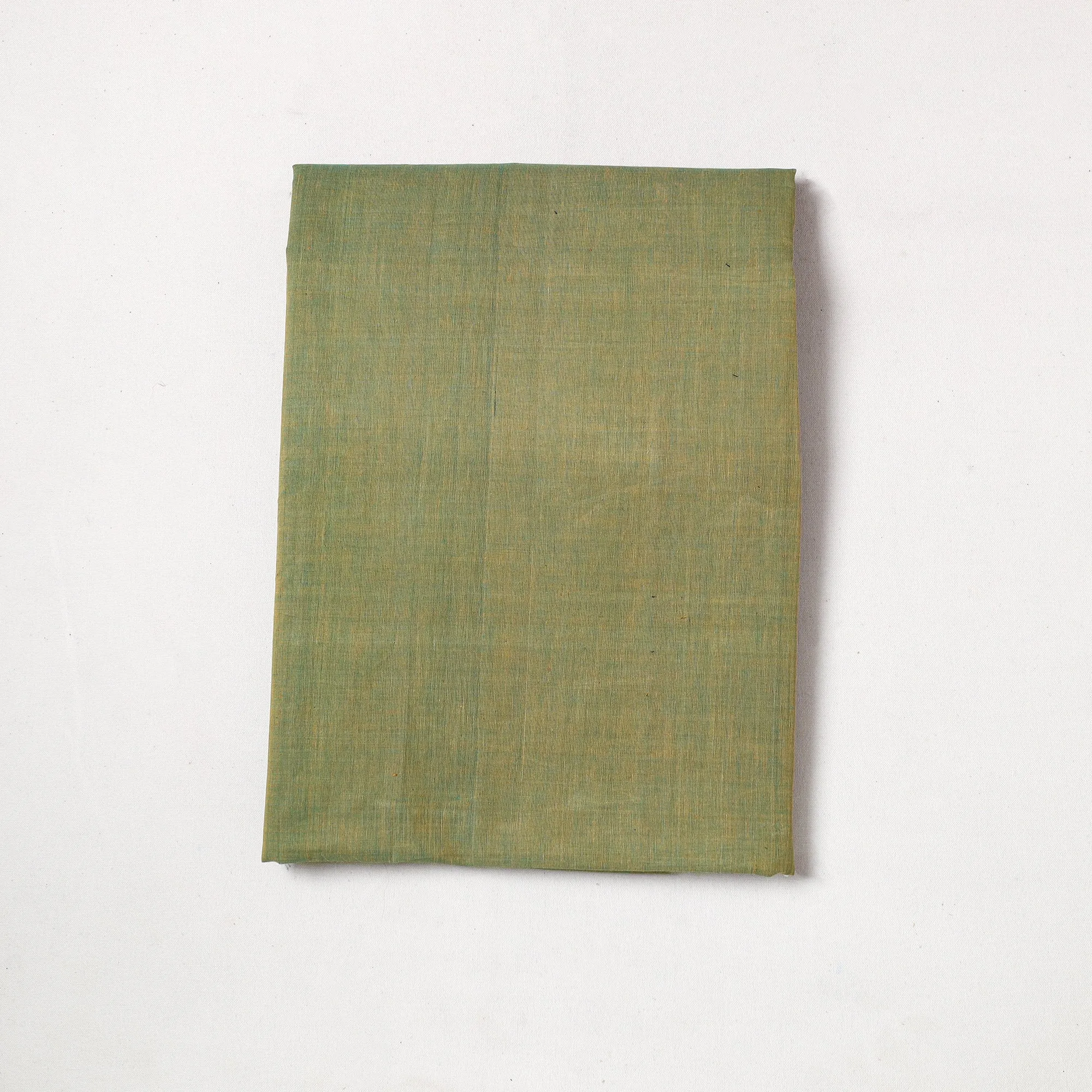 Green - Mangalagiri Handloom Cotton Precut Fabric (2 meter) 45