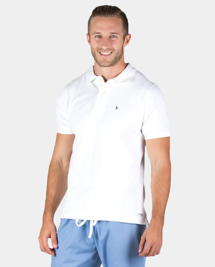 Henley Stretch Polo for Men - FINAL SALE