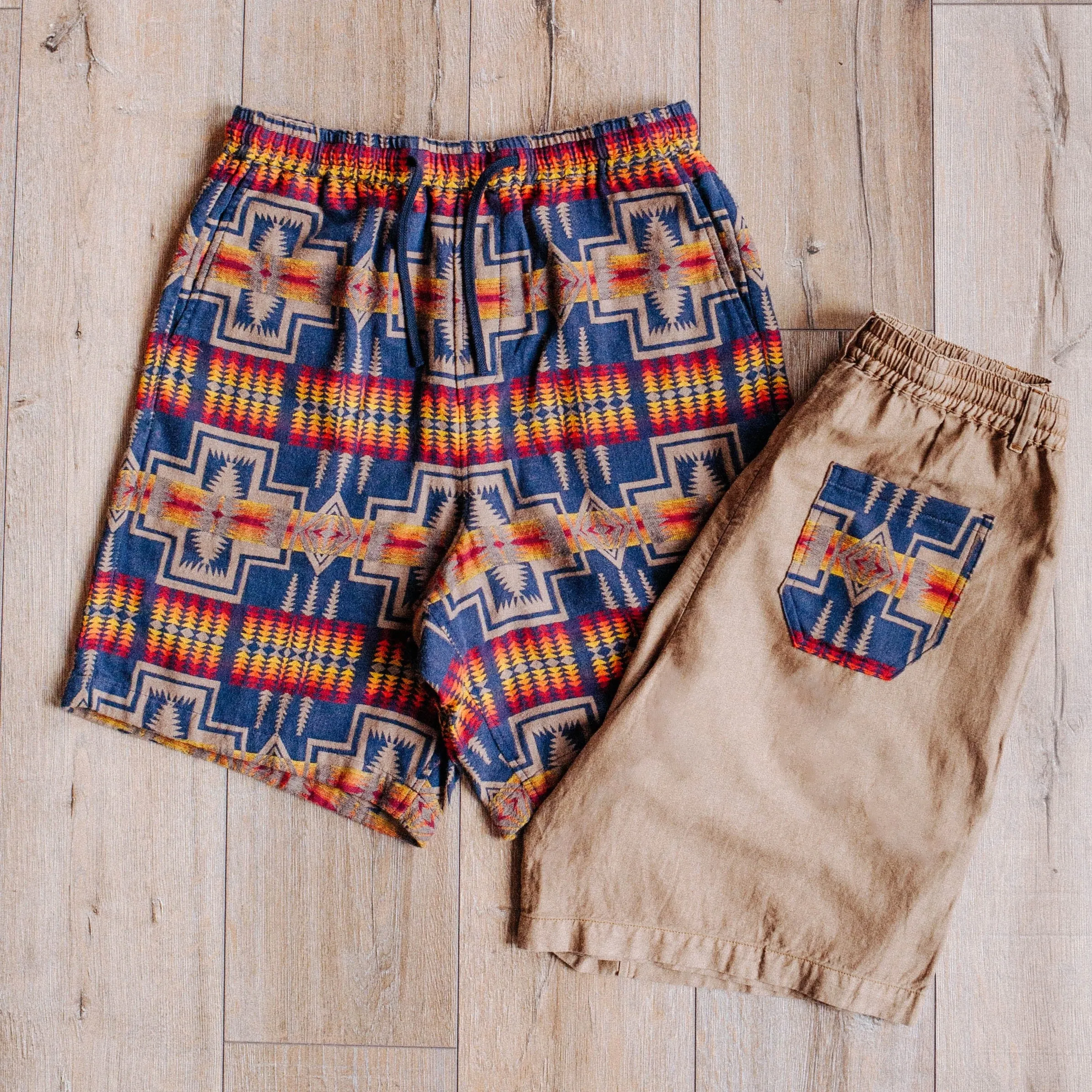 JACQUARD UTILITY SHORTS (THE HARDING CAPSULE) - HARDING PRINT