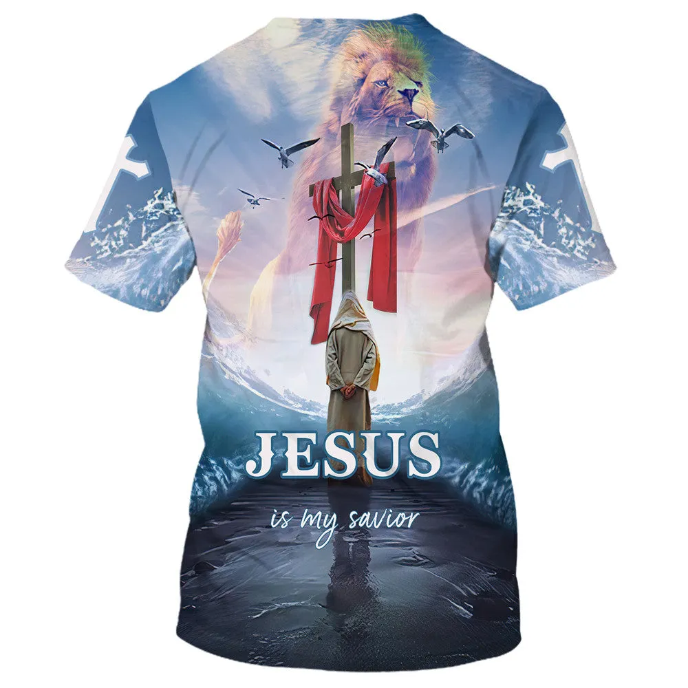 Jesus Is My Savior 3d All Over Print Shirt - Christian 3d Shirts For Men Women