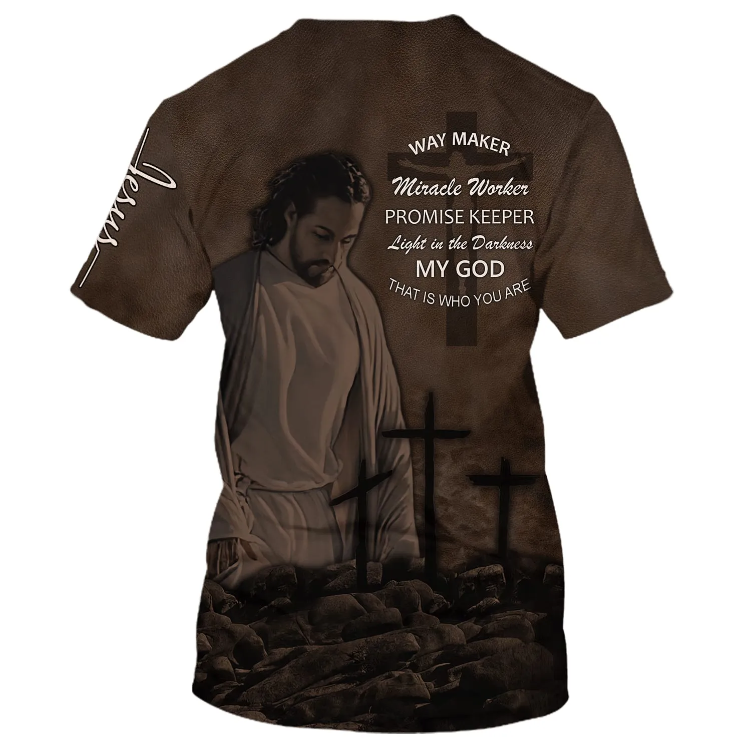 Jesus Way Maker Miracle Worker My God That Is Who You Are 3d Shirts - Christian T Shirts For Men And Women