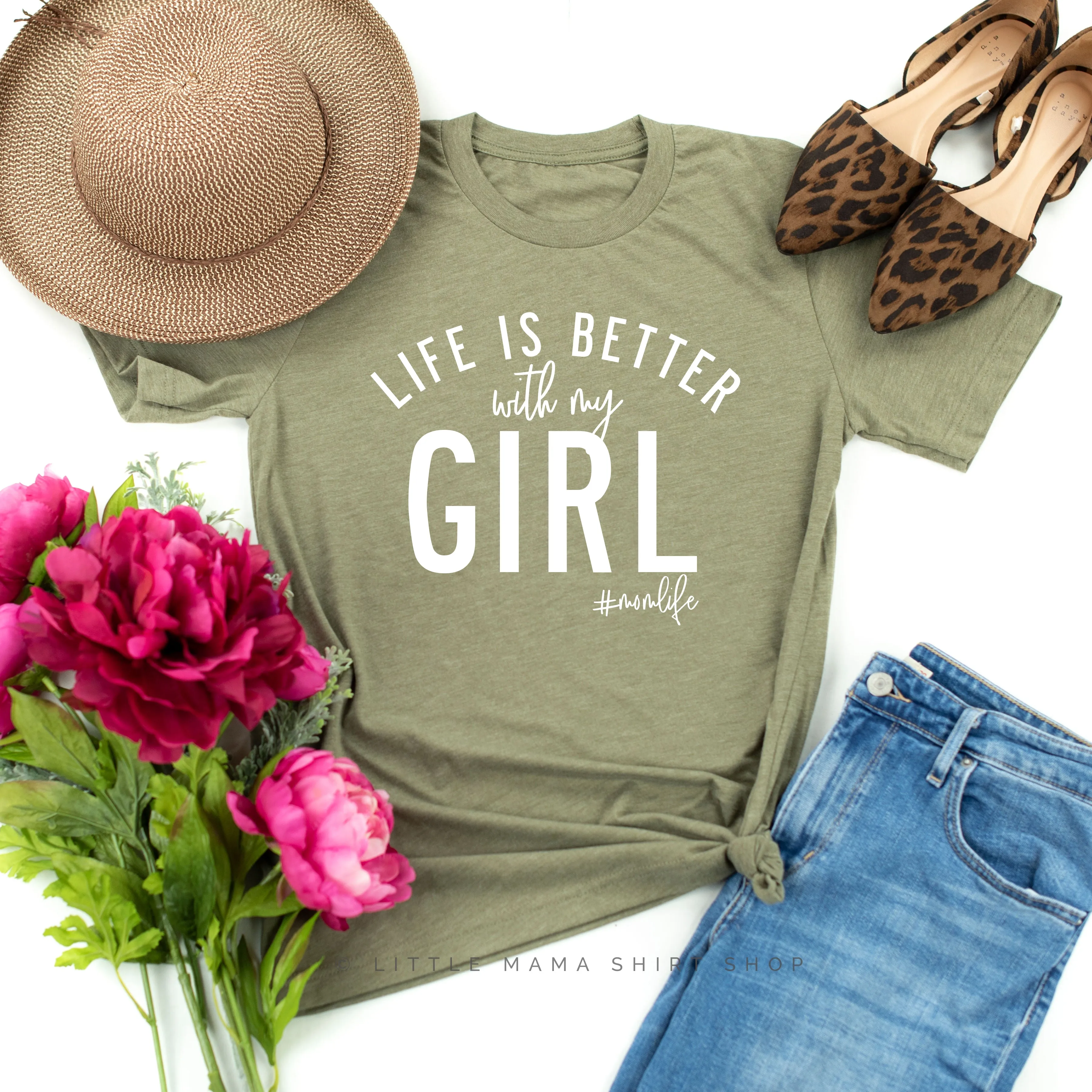 Life is Better with My Girl (Singular) - Original Design - Unisex Tee