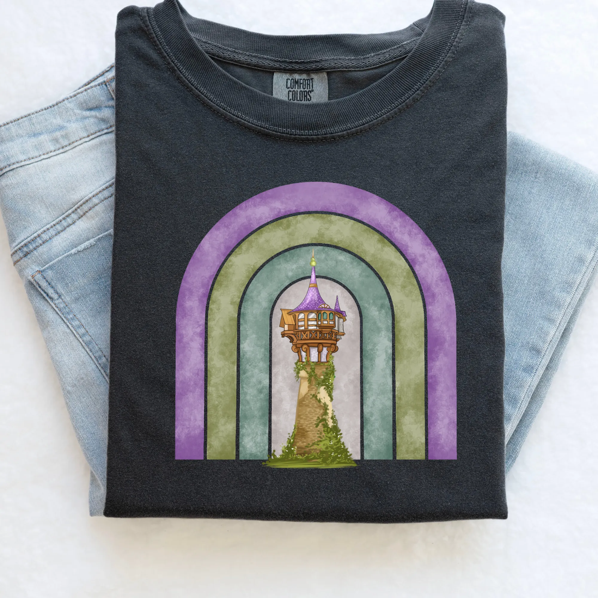 Long Hair Princess Tower Shirt