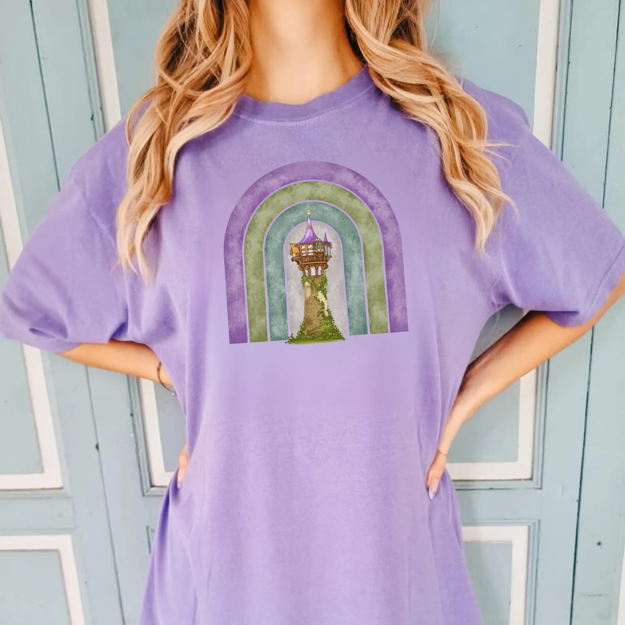 Long Hair Princess Tower Shirt