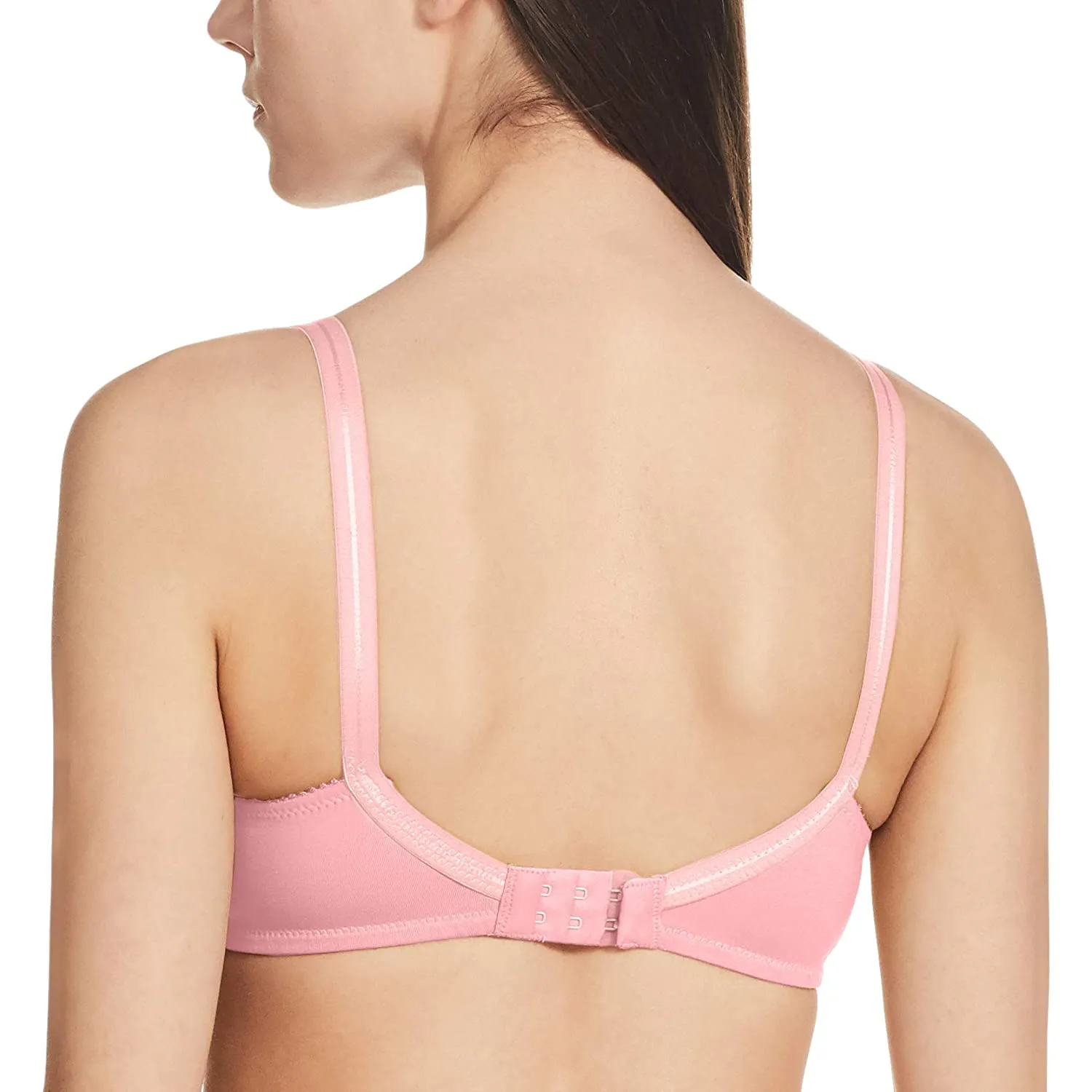 Lovable Women's Full Coverage Pink Cotton Bra