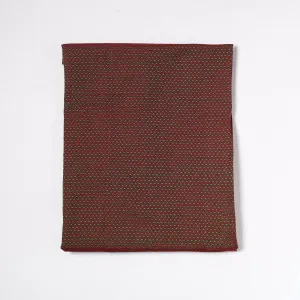 Maroon - Karnataka Khun Weave Cotton Handloom Precut Fabric (1.1 meter) 91