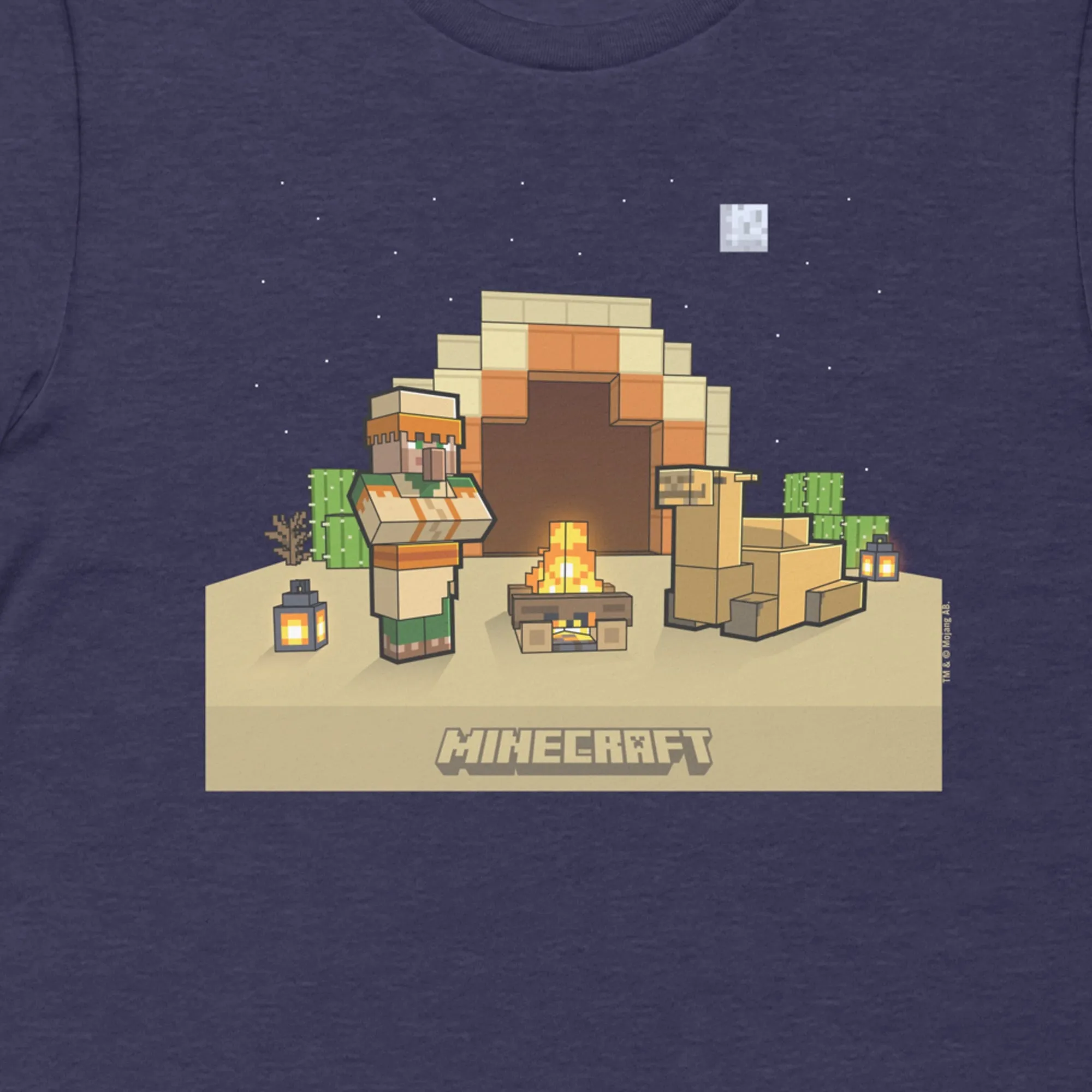 Minecraft Trails & Tales Adult Short Sleeve T-Shirt