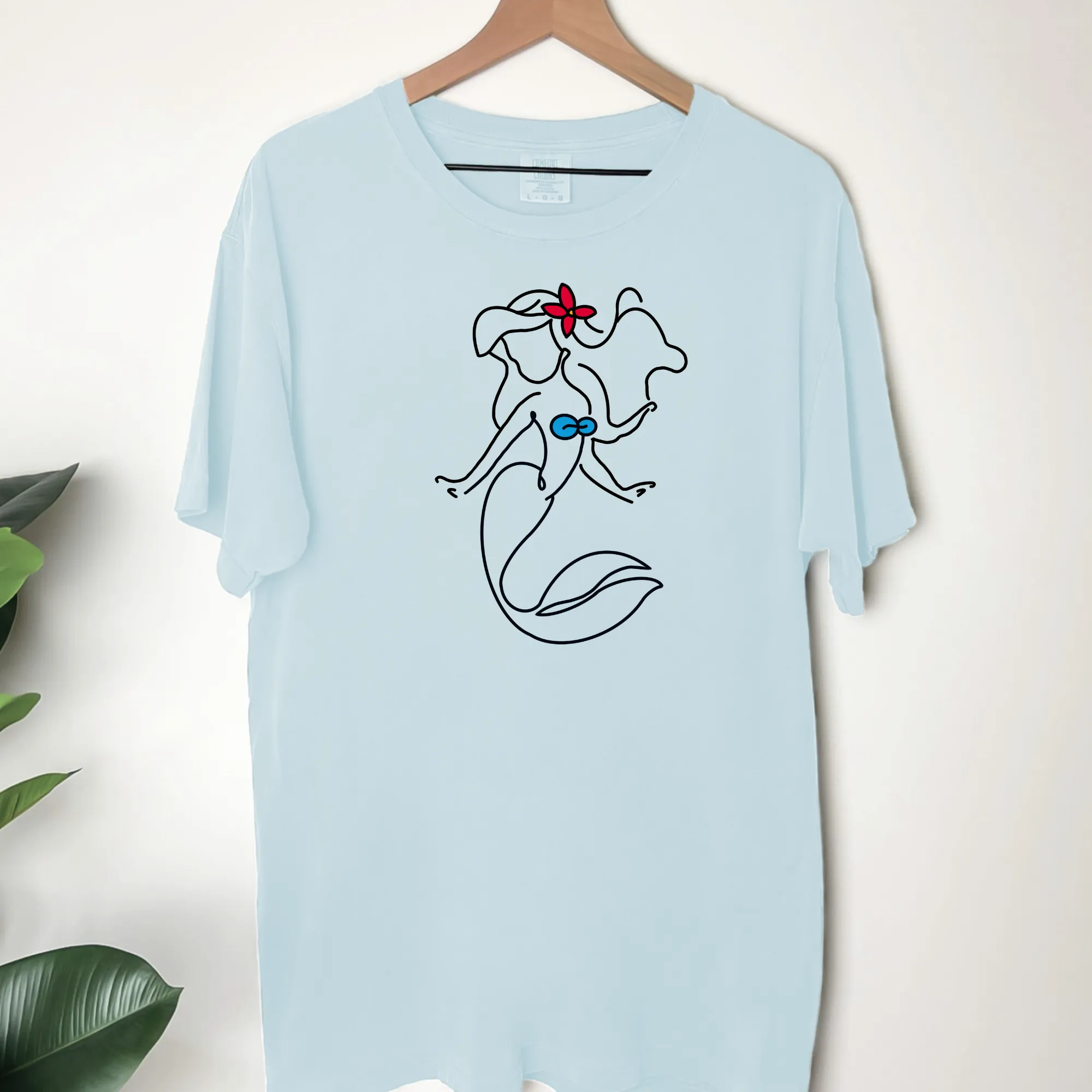 Minimalist Mermaid Princess Shirt for Women