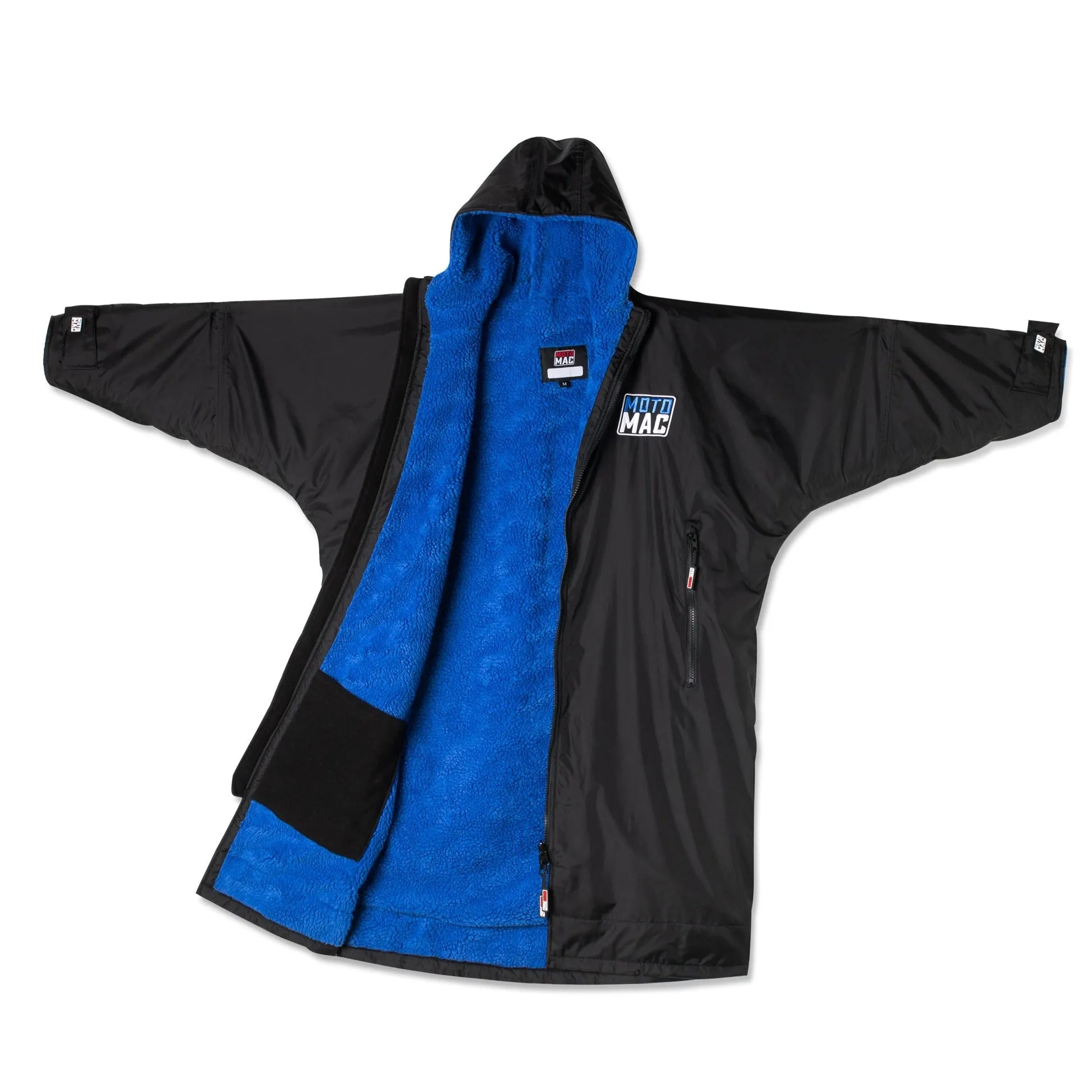 Moto-Mac Kids Robe Coat - Blue Black