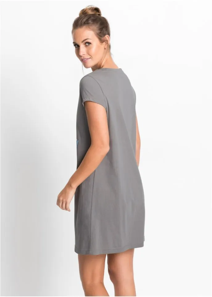 Nightgown Bpc Bonprix Collection, gray