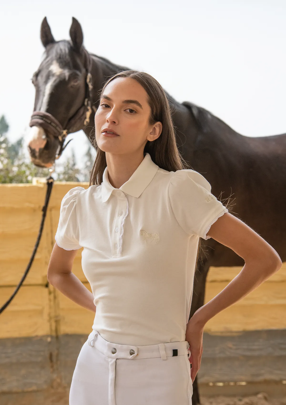 Nova Cotton Polo-Shirt Short Sleeve | White