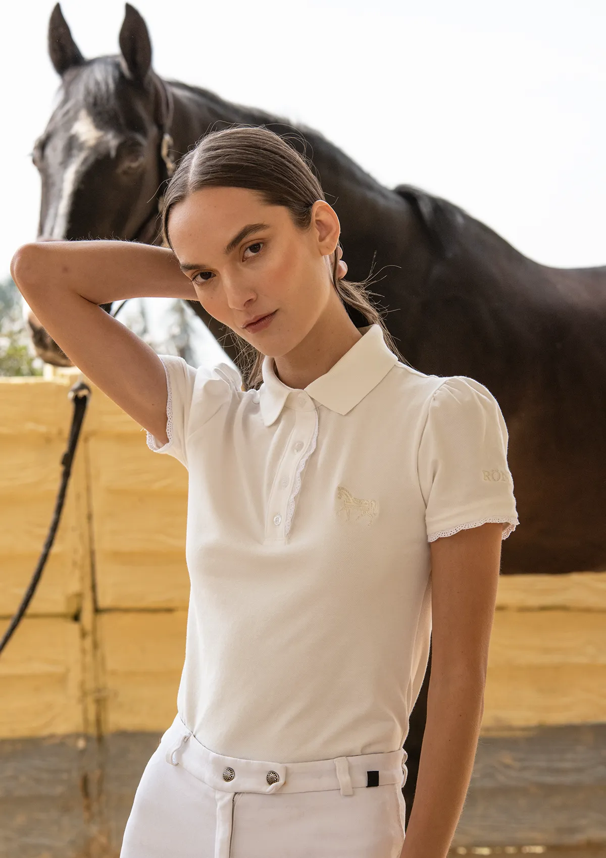 Nova Cotton Polo-Shirt Short Sleeve | White