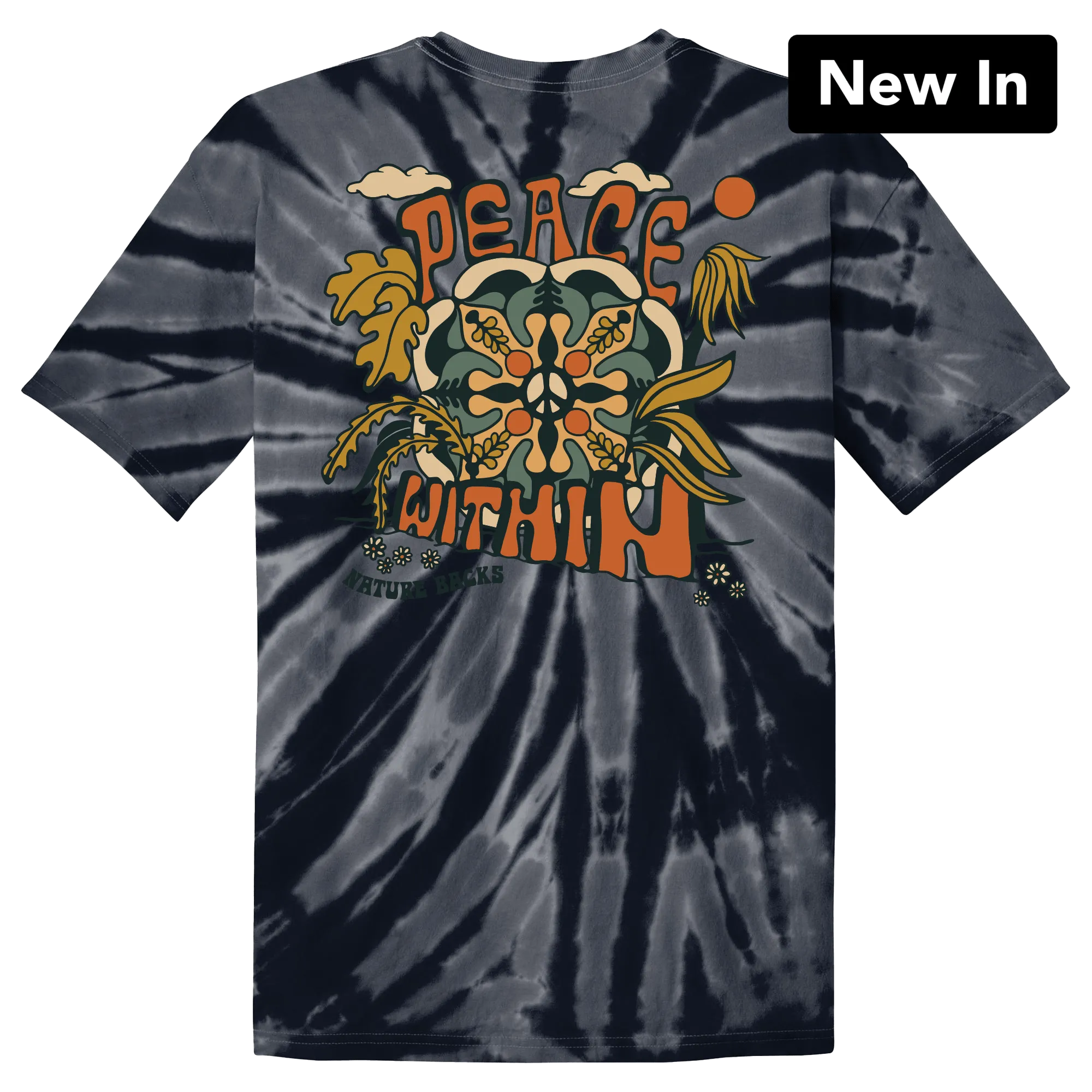 Peace Within - Black Tie Dye