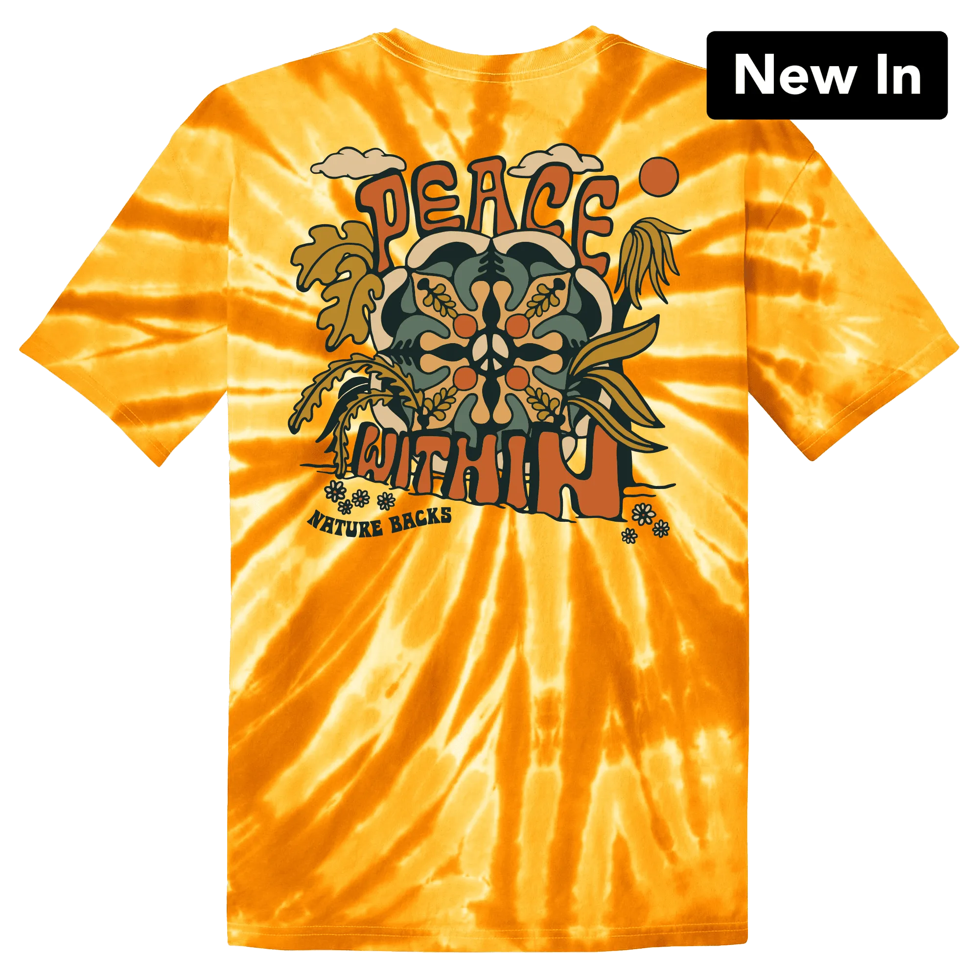 Peace Within - Sunburst Tie Dye