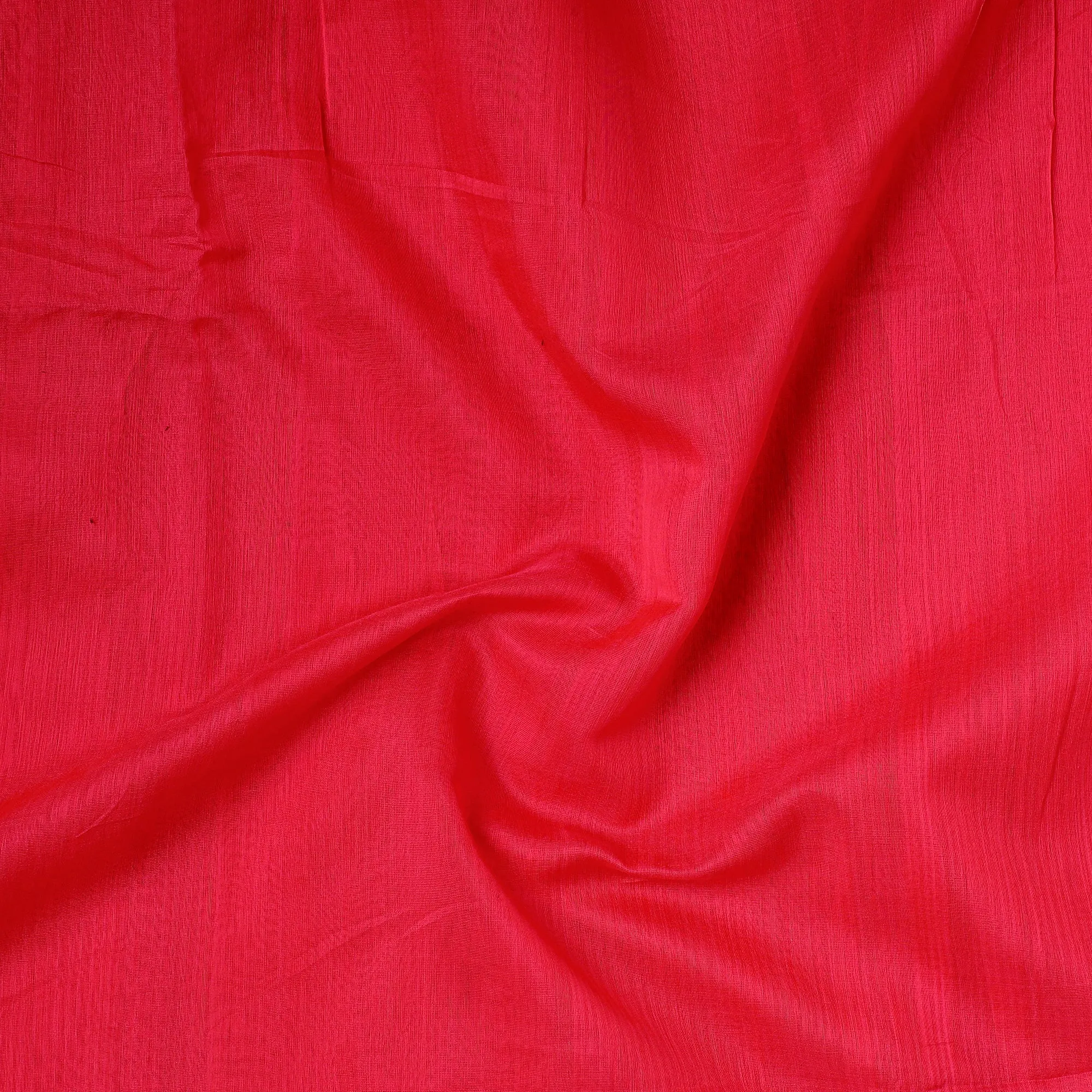 Pink - Traditional Chanderi Silk Handloom Precut Fabric (2.75 meter)