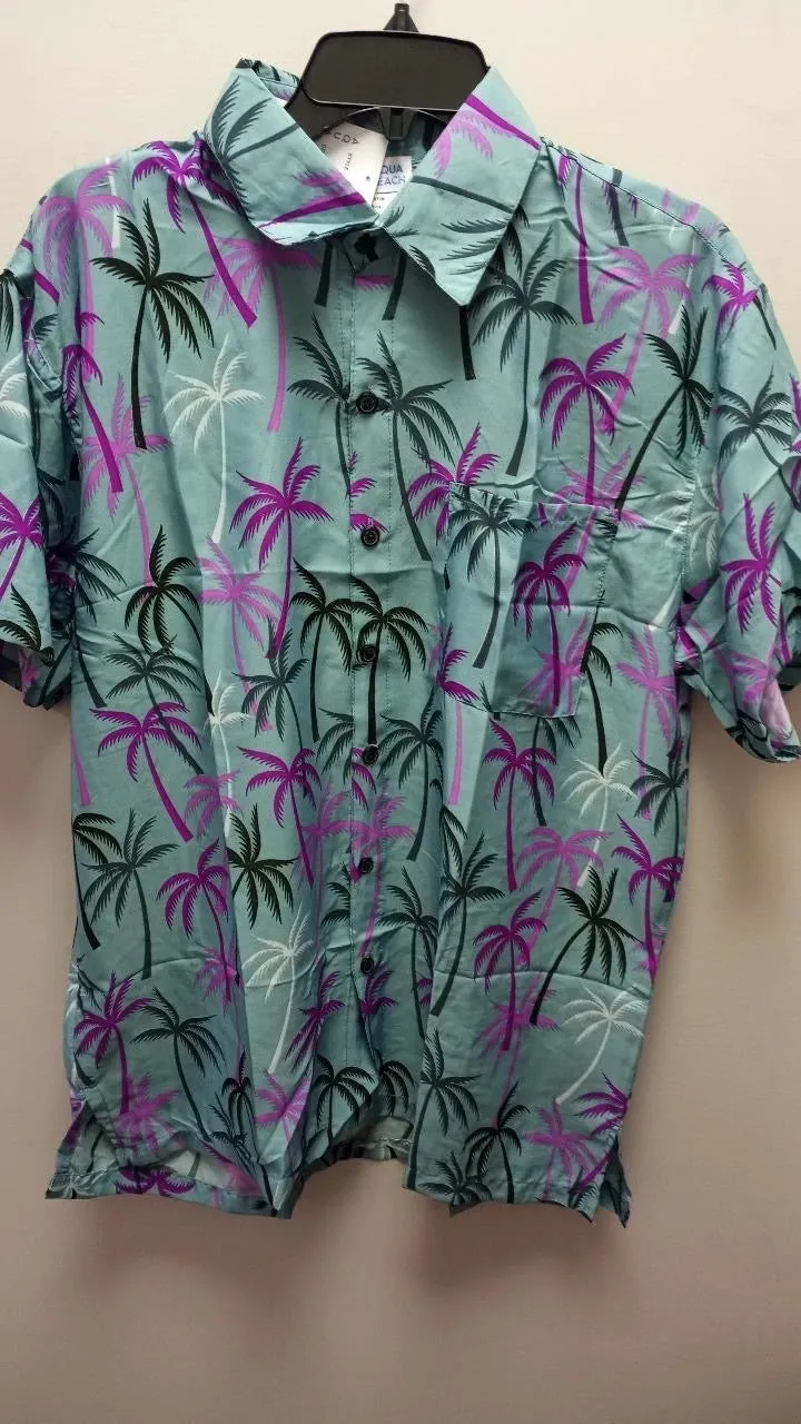 Poly-Print Hawaiian Shirts