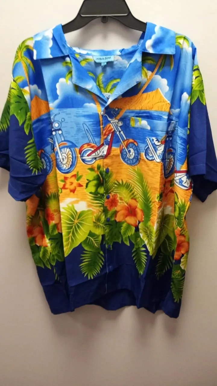 Poly-Print Hawaiian Shirts