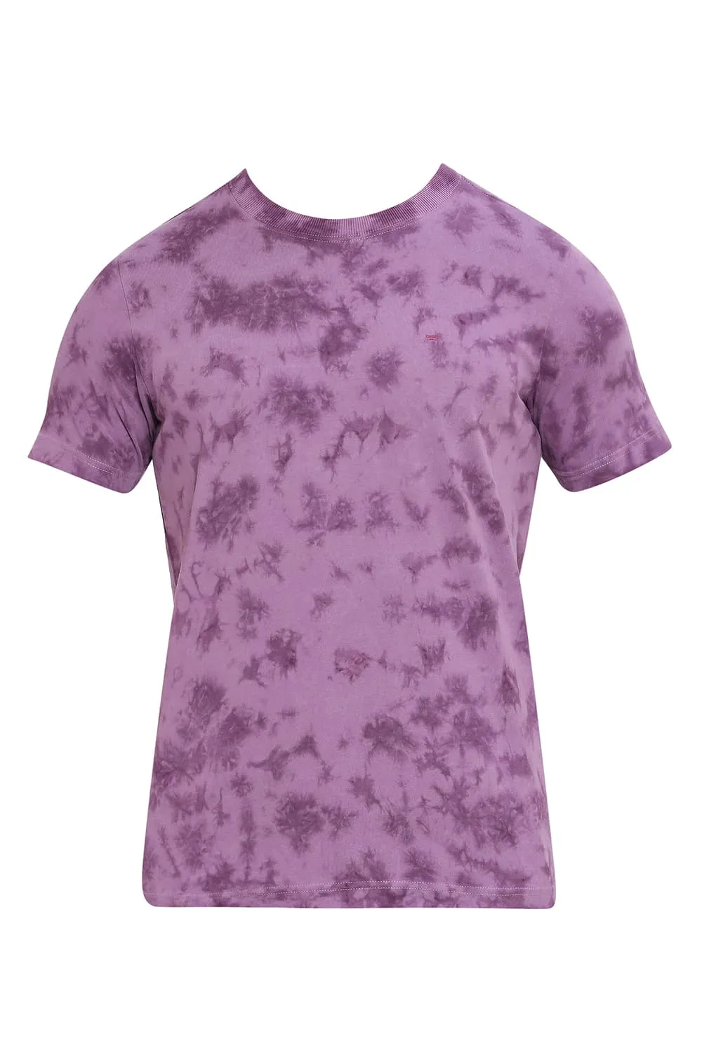 Regular Fit Cotton Tie Dye Crew T-Shirts