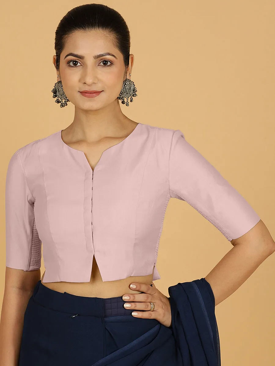 Rekha x Rozaana | Long Saree Blouse in Lilac