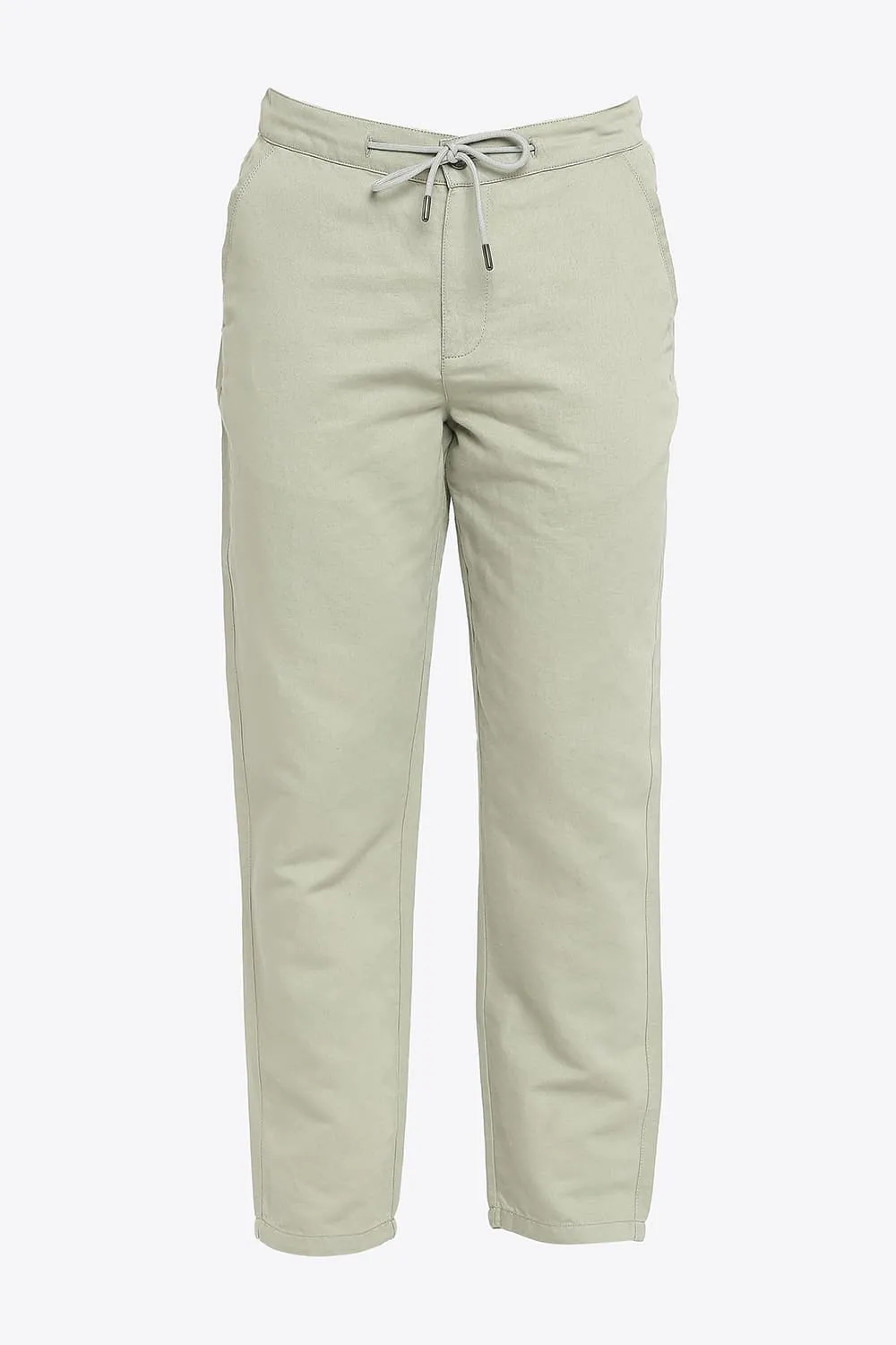 Relaxed Fit Linen Cotton Trousers