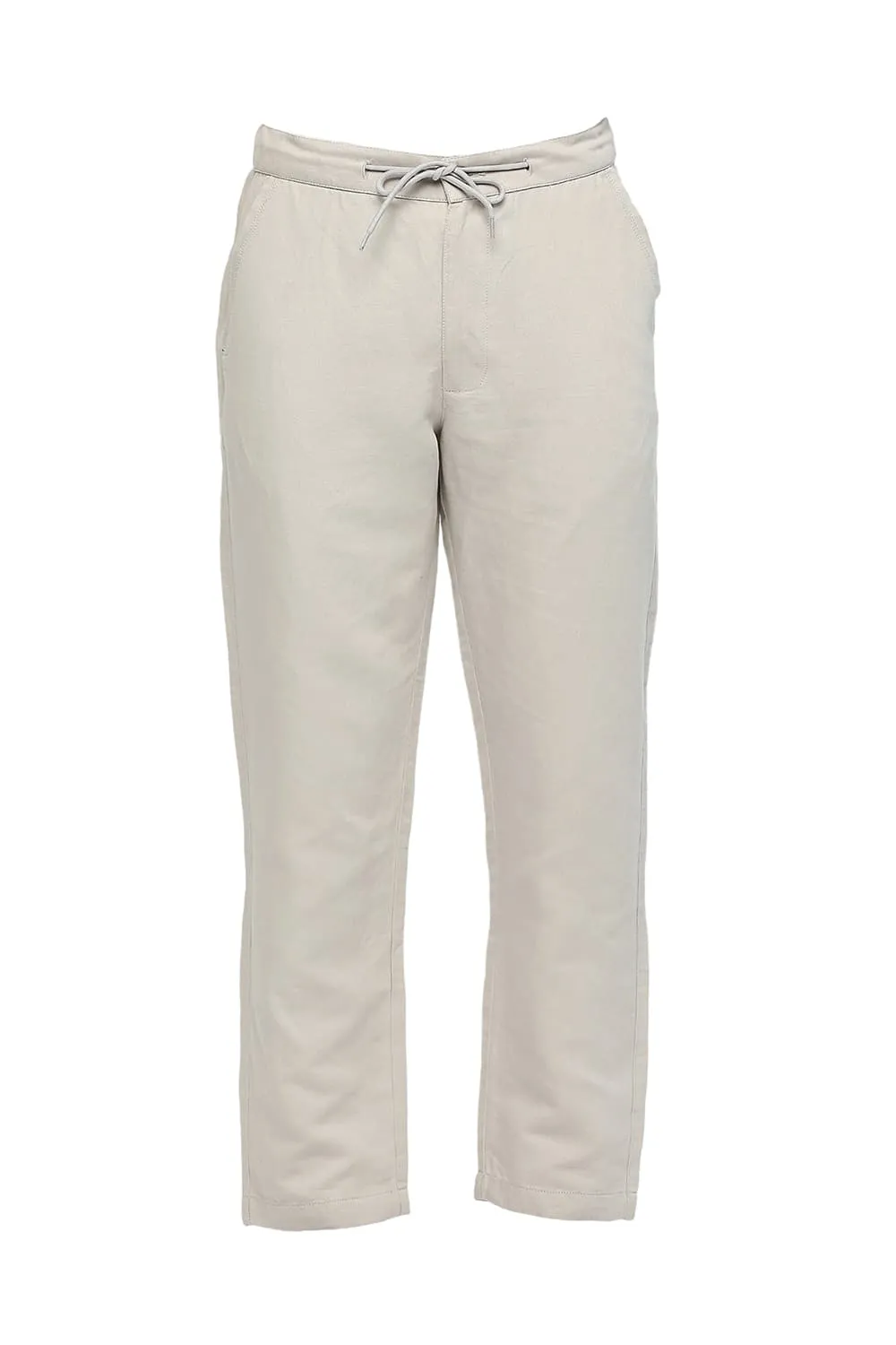 Relaxed Fit Linen Cotton Trousers