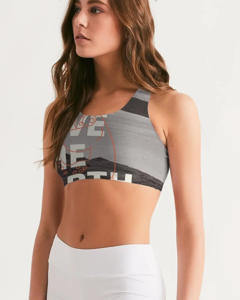 Save The World Women's Seamless Sports Bra