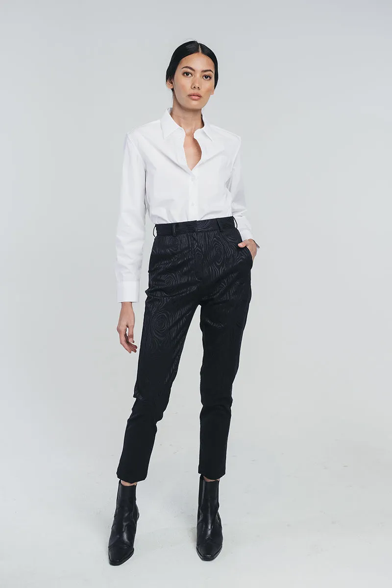 TUNDRA cotton poplin shirt in white