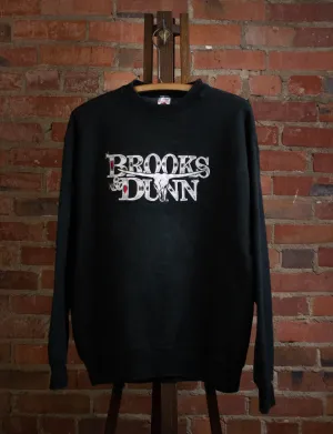 Vintage Brooks and Dunn Concert Sweatshirt 90s Black XL